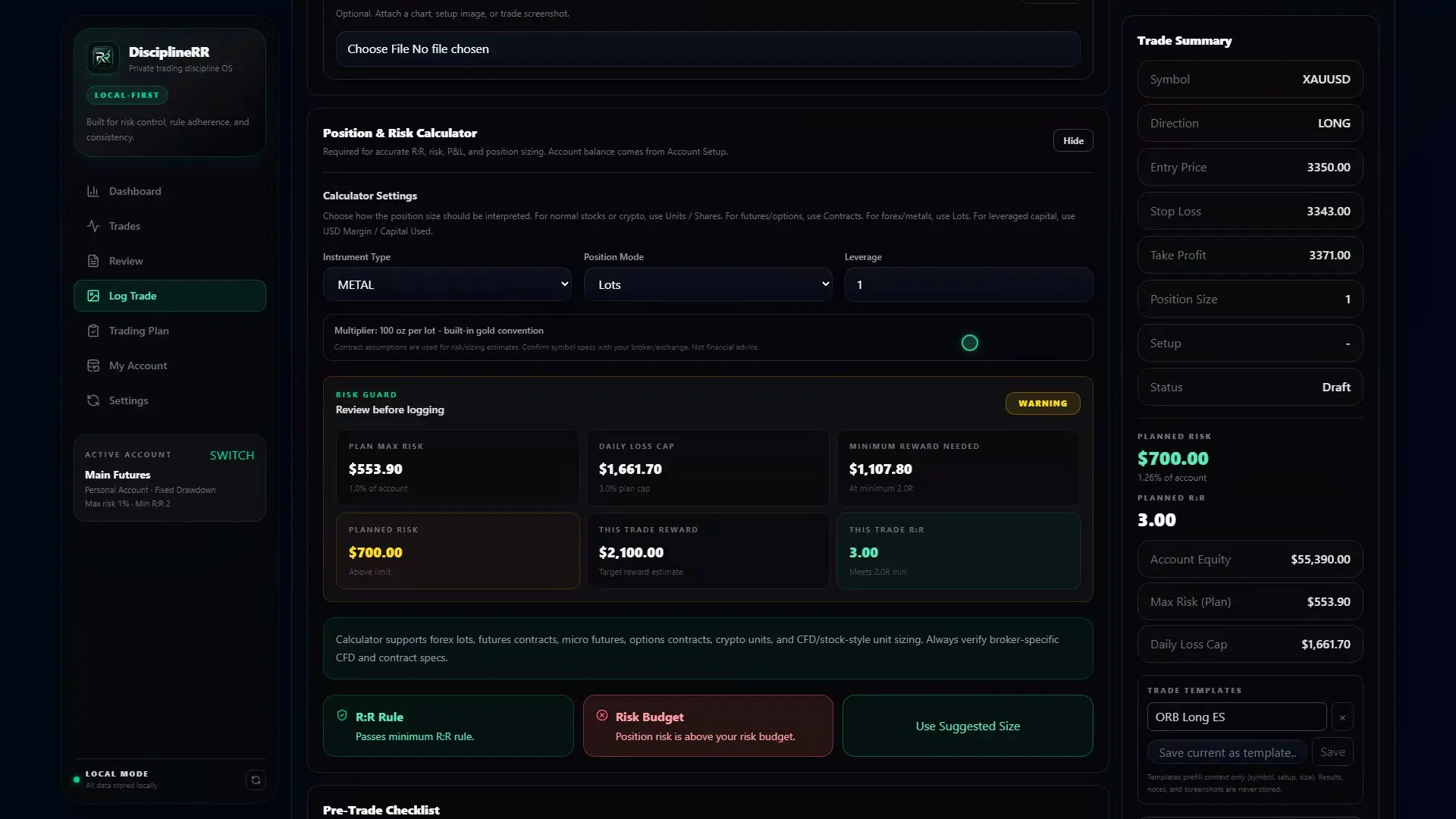 Risk calculator video preview